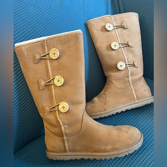 UGG AnnaRosa Boots SIZE 7 CHESTNUT